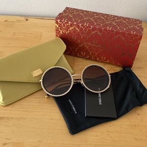 Dolce and Gabbana round sunglasses